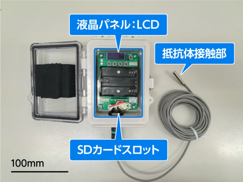 管路内下水の温度測定に用いる温度センサ